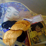 la Malabrigo Silky Merino, il Bacio di Klimt ed il Piacere di D Annunzio